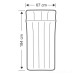 Матрац велюр Intex 67997